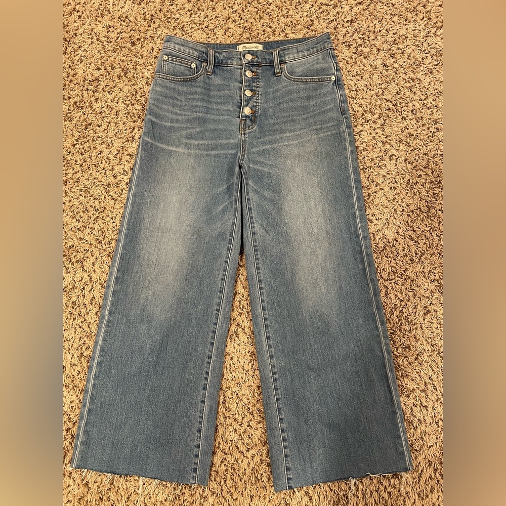 Classic Blue Wide-Leg Women Jeans